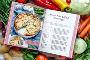 Kochbuch 2 Emmi kocht einfach Zweites Buch Bild Beispielrezept mit Gemüse Deko
